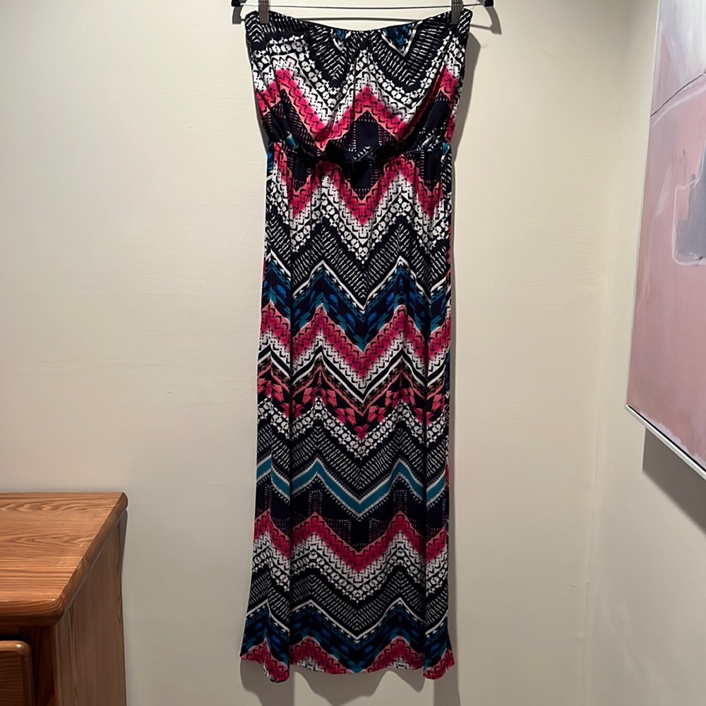 Strapless summer dress